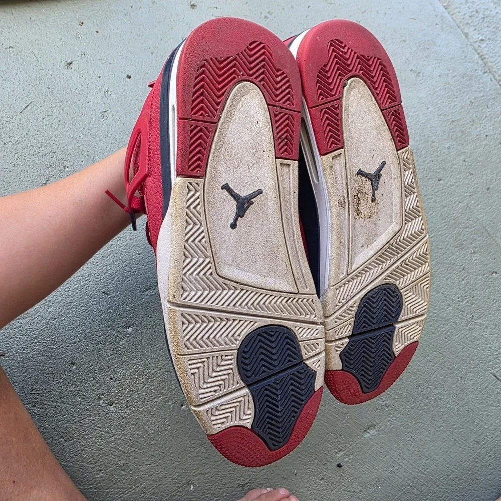 Nike Air Jordan 4 Retro SE FIBA size 11 CI1184-617 OG IV Independence Day Red - Picture 8 of 16